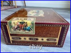 Elie Bleu La Flor de Alba 75-Cigar Humidor