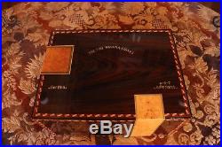 Elie Bleu Mahogany Humidor 100 Count cigar box