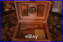 Elie Bleu Mahogany Humidor 100 Count cigar box