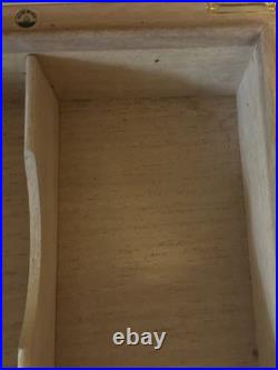 Elie Bleu Paris Wonderful Burl Mahogany Cigar Humidor 50 Cigars