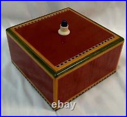 Elie Bleu Trinket Box in Red Sycamore No Longer Available on their Website