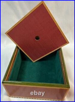 Elie Bleu Trinket Box in Red Sycamore No Longer Available on their Website