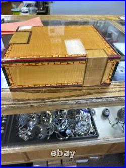 Elie bleu humidor Used Geometric Pattern