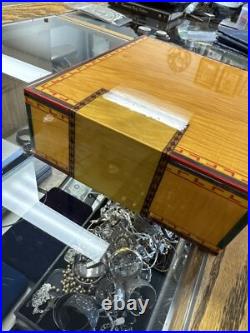 Elie bleu humidor Used Geometric Pattern