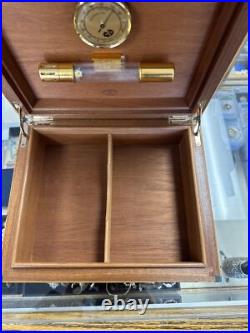 Elie bleu humidor Used Geometric Pattern