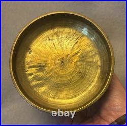 Engraved Brass Indian Humidor c1820-1940 British Empire Era Antique Used 6