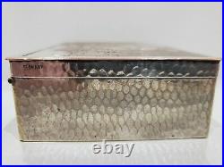 Engraved Silver Cigarette Case / Humidor, Morgan Co, Germany 383/17
