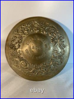 Eugene Vallens & Co's Choice Cigars Ribbed Glass Humidor Circa 1915