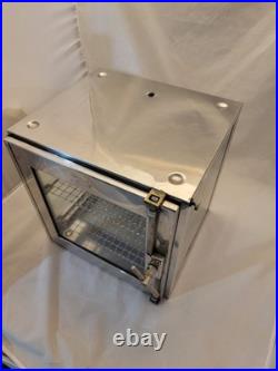 FISHER SCIENTIFIC STAINLESS DESICCATOR/Drink Smoking Chamber/ Cigar humidor