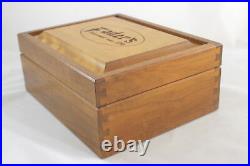 Faders Tobacconists Humidor Solid Walnut Man Cave, Den, or Cabin