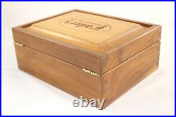 Faders Tobacconists Humidor Solid Walnut Man Cave, Den, or Cabin