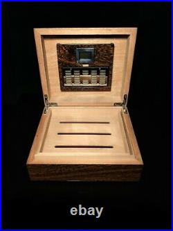 Fame Ford Humidor Lined with Cedar Showroom Model 11.5 L x 10.25 W x 5.5 H