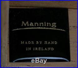 Fantastic Manning of Ireland Burl Burlwood Locking Humidor with Trays, Humidifiers
