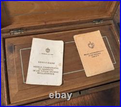Fidel Castro Signature and Associated Gift Humidor 1981 Cigars Collectable Rare
