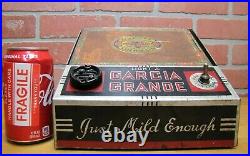 GARCIA GRANDE 1930s Cigar Shop Store Display Advertising Sign Lighter BRUNHOFF