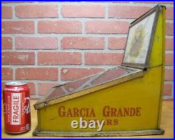 GARCIA GRANDE CIGARS Old Store Display Case Advertising Sign J KLORFEIN NYC A&P