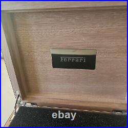 Genuine Ferrari F8 Spider Humidor Owner Collector Storage Box Extremely RARE