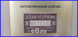 Genuine LOUIS VUITTON President Monogram Briefcase Cigar Humidor