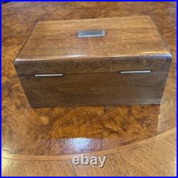 Gorgeous Antique Victorian 19th Century Wood Stash Humidor Cigar Tobacco