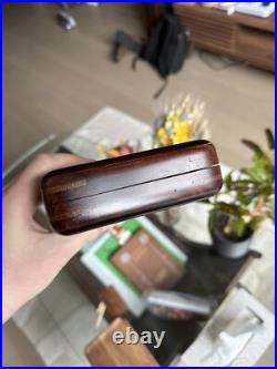 Gryphon Humidors THE CAMELOT Hardwood Travel Cigar Humidor 4ct, Cocobolo