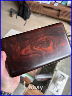 Gryphon Humidors THE CAMELOT Hardwood Travel Cigar Humidor 4ct, Cocobolo