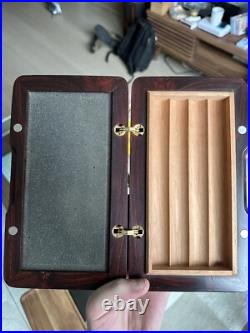 Gryphon Humidors THE CAMELOT Hardwood Travel Cigar Humidor 4ct, Cocobolo