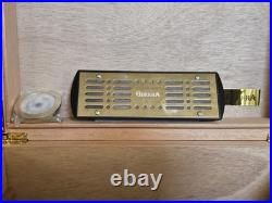 Gurkha Art Deco Patches Wood Cigar Humidor NEW / NEVER USED Spanish Cedar 40