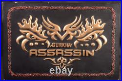 Gurkha Assassin Cigar Box Humidor Embossed Black Gold Red NO Key 14.8 Lb Cedar