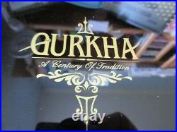 Gurkha Desktop Humidor Extremely Rare Very Nice Quality Black Lacquer Excellent