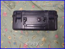 Gurkha S. E. A L. S. 30 Cigar Travel Humidor With Air Purge MISSING TWO FOAM PIECE