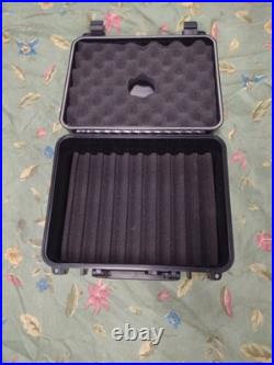 Gurkha S. E. A L. S. 30 Cigar Travel Humidor With Air Purge MISSING TWO FOAM PIECE