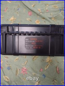 Gurkha S. E. A L. S. 30 Cigar Travel Humidor With Air Purge MISSING TWO FOAM PIECE