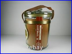H Upmann Glass Cigar Humidor Canister Office Jar Vintage Cameroon 25