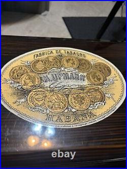 H Upmann Humidor Large Rare Estate Find Cigar Box As Is Good Shape Habana