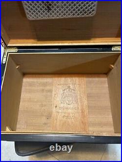 H Upmann Humidor Large Rare Estate Find Cigar Box As Is Good Shape Habana