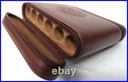 H. Upmann Leather Travel Humidor 6 Cigar Capacity Robusto 50 Ring Gauge 124mm
