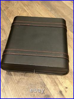 Harley Davidson Travel Saddlebag Cigar Humidor With Mirror