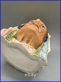 Headdress Indian Chief Native American Cigar Humidor Tobacco Jar 6x8x5