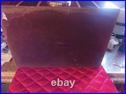 High Gloss Beveled Glass Top Unique Inlay Design Cigar Humidor Holds Up to 100