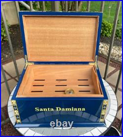 High Quality Santa Damiana Habana 2000 Hand Painted Cigar Humidor LARGE