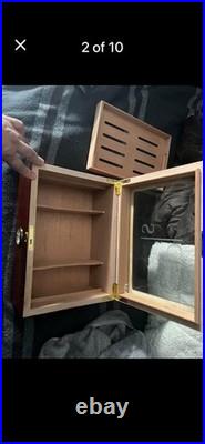 Humidor 35-55 Cigars With Elec Humidity Machine- FIRM PRICE a real VALUE for bot