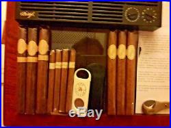 Humidor Davidoff Zigarren Befeuchter Hygrometer Schrank Kunst Antiquitäten