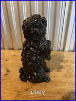 Humidor Jar C 1880 ANTIQUE King Charles Spaniel By B. Bloch of Austria NICE