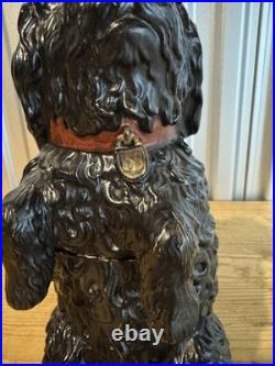 Humidor Jar C 1880 ANTIQUE King Charles Spaniel By B. Bloch of Austria NICE