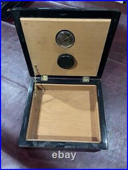 Humidor Made In France Wooden Cigar Box Vintage Hand Made Beautifully Crafted