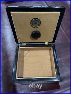 Humidor Made In France Wooden Cigar Box Vintage Hand Made Beautifully Crafted