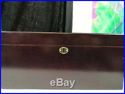 Humidor Supreme 100 ct. In Cherry Finish Used Tray Key Directions Box #9253-19
