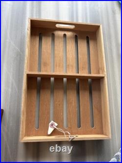 Humidor Supreme Andorra Glasstop Cigar Storage Bubinga and Walnut Burl Wood