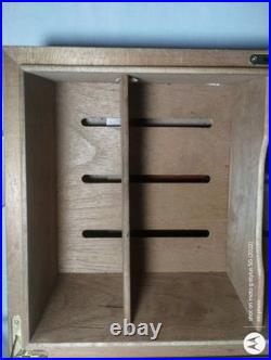 Humidor Supreme Cigar Humidor Wood Display, 6 Bin Countertop Humidor, Burl