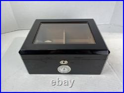 Humidor Supreme Large Cigar Humidor Wood Box Glasstop 75 To 100 Cigars DD Humidor Supreme Large Cigar Humidor Wood Box Glasstop 75 To 100 Cigars DD